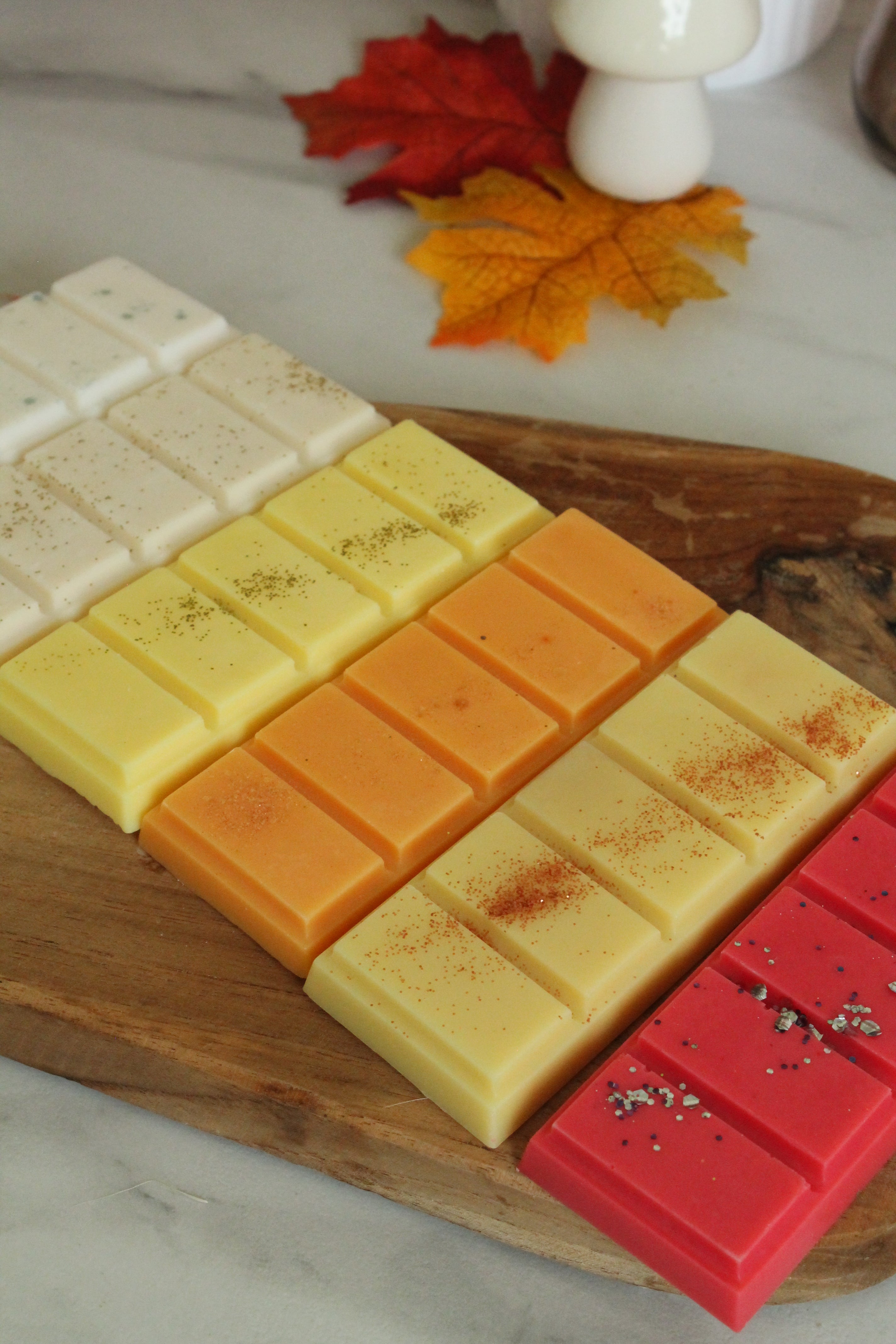 Fondant parfumé tablette  – Cire végétale & parfums de Grasse Collection AUTOMNE
