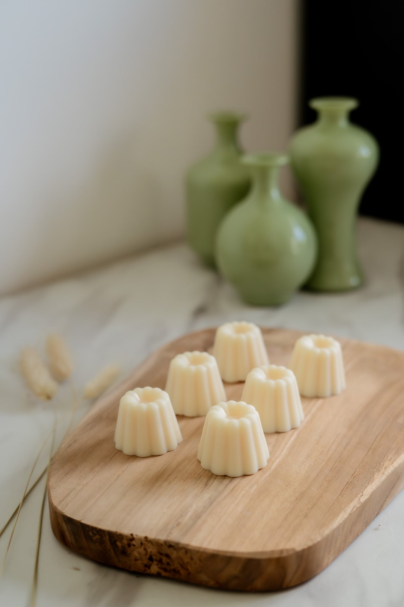 Fondant parfumé cannelé – Cire végétale & parfums de Grasse
