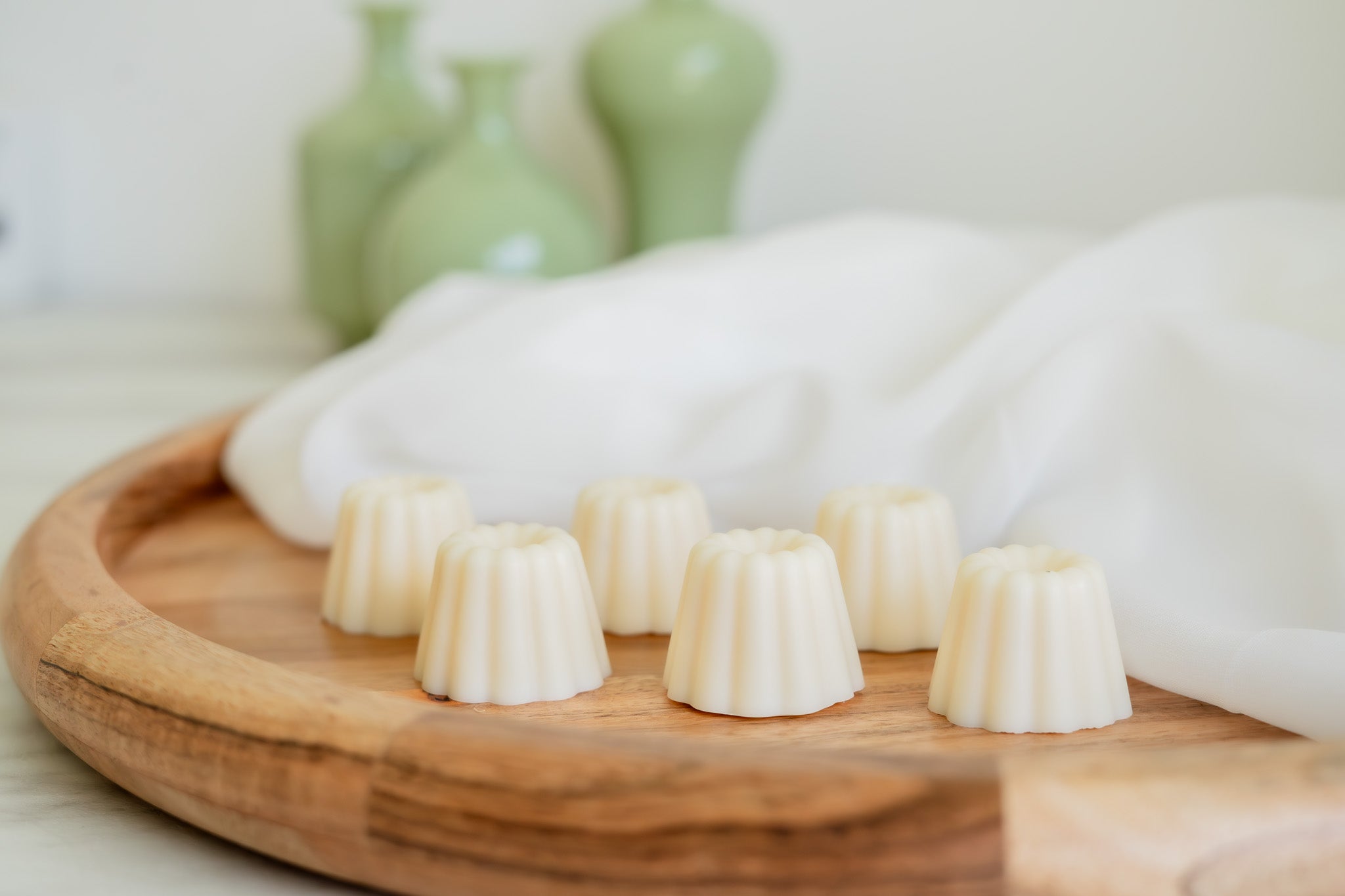 Fondant parfumé cannelé – Cire végétale & parfums de Grasse