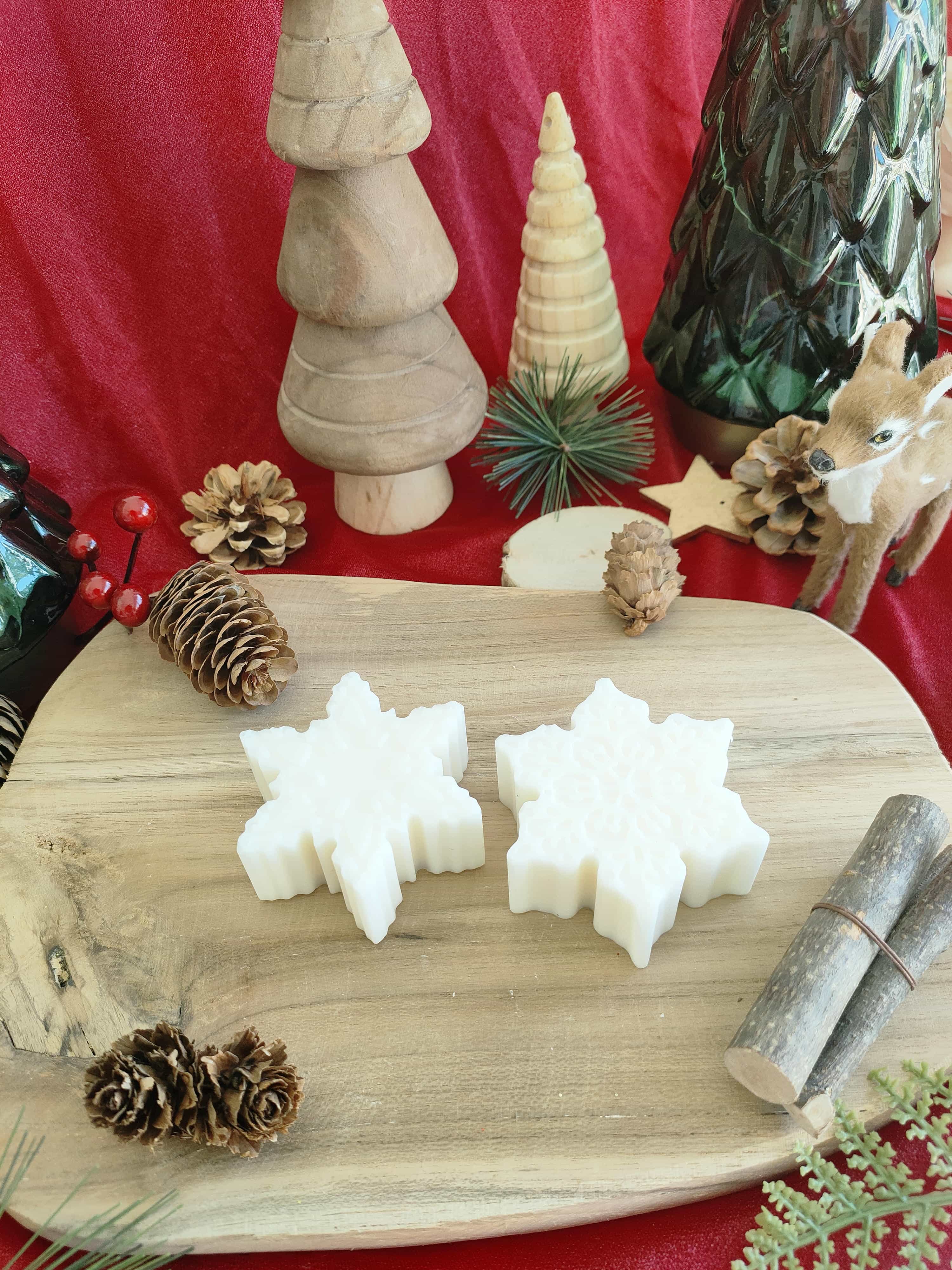 Fondant parfumé "Etoile de neige" -cire végétale