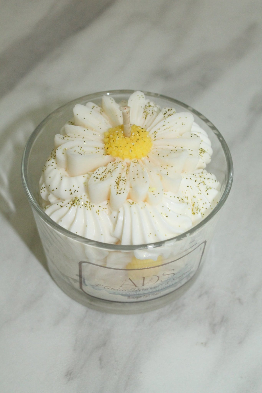 Bougie parfumée marguerite d'été– Cire végétale & parfum de Grasse - L'Atelier Douceurs & Senteurs