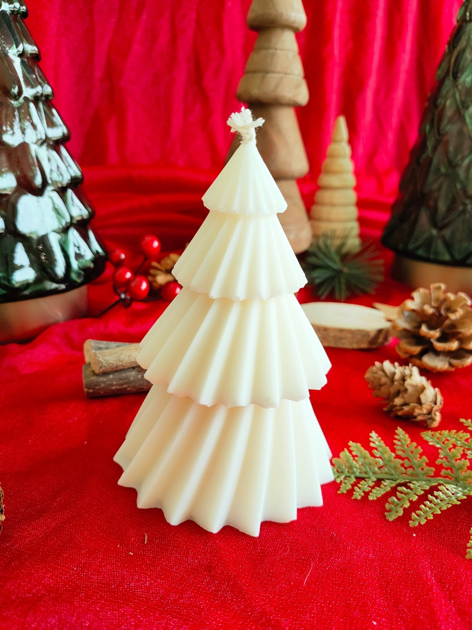 Bougie “Sapin Enchanté” – l’esprit de Noël dans une flamme - L'Atelier Douceurs & Senteurs