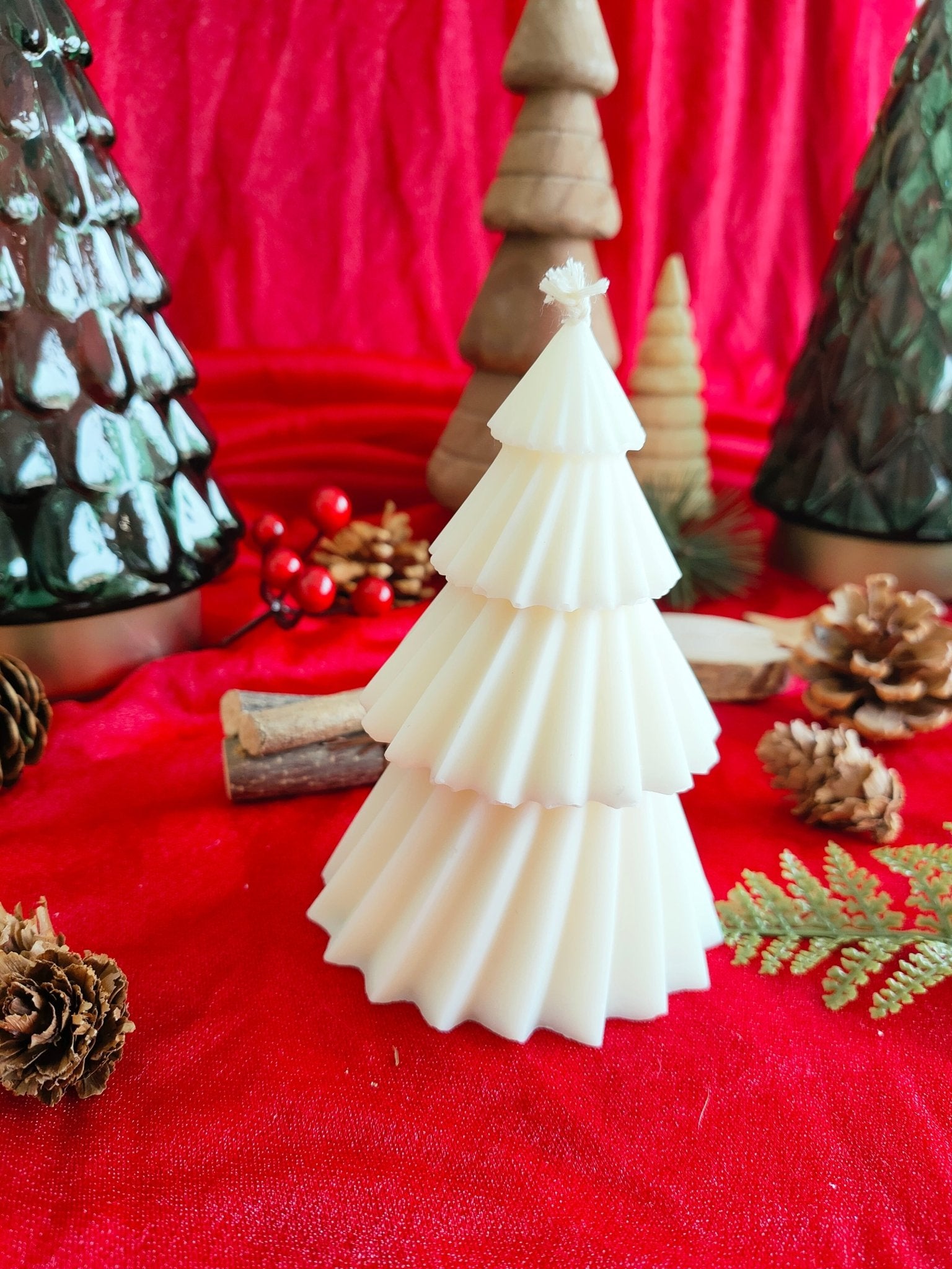 Bougie “Sapin Enchanté” – l’esprit de Noël dans une flamme - L'Atelier Douceurs & Senteurs