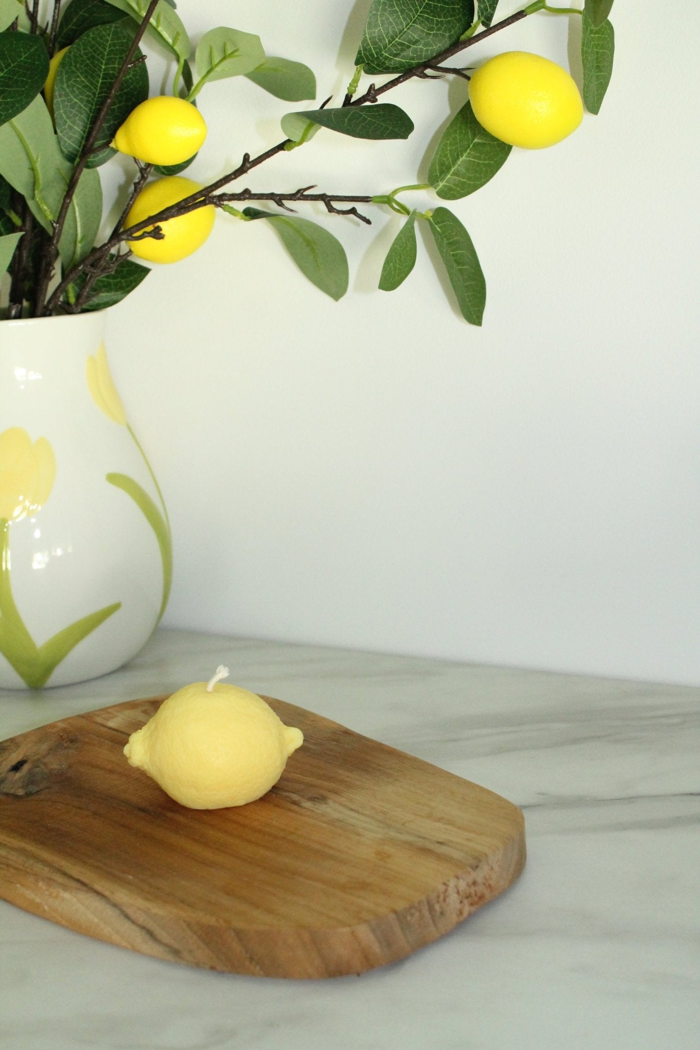 Bougies Citron ” – cire végétale & parfum de grasse - L'Atelier Douceurs & Senteurs