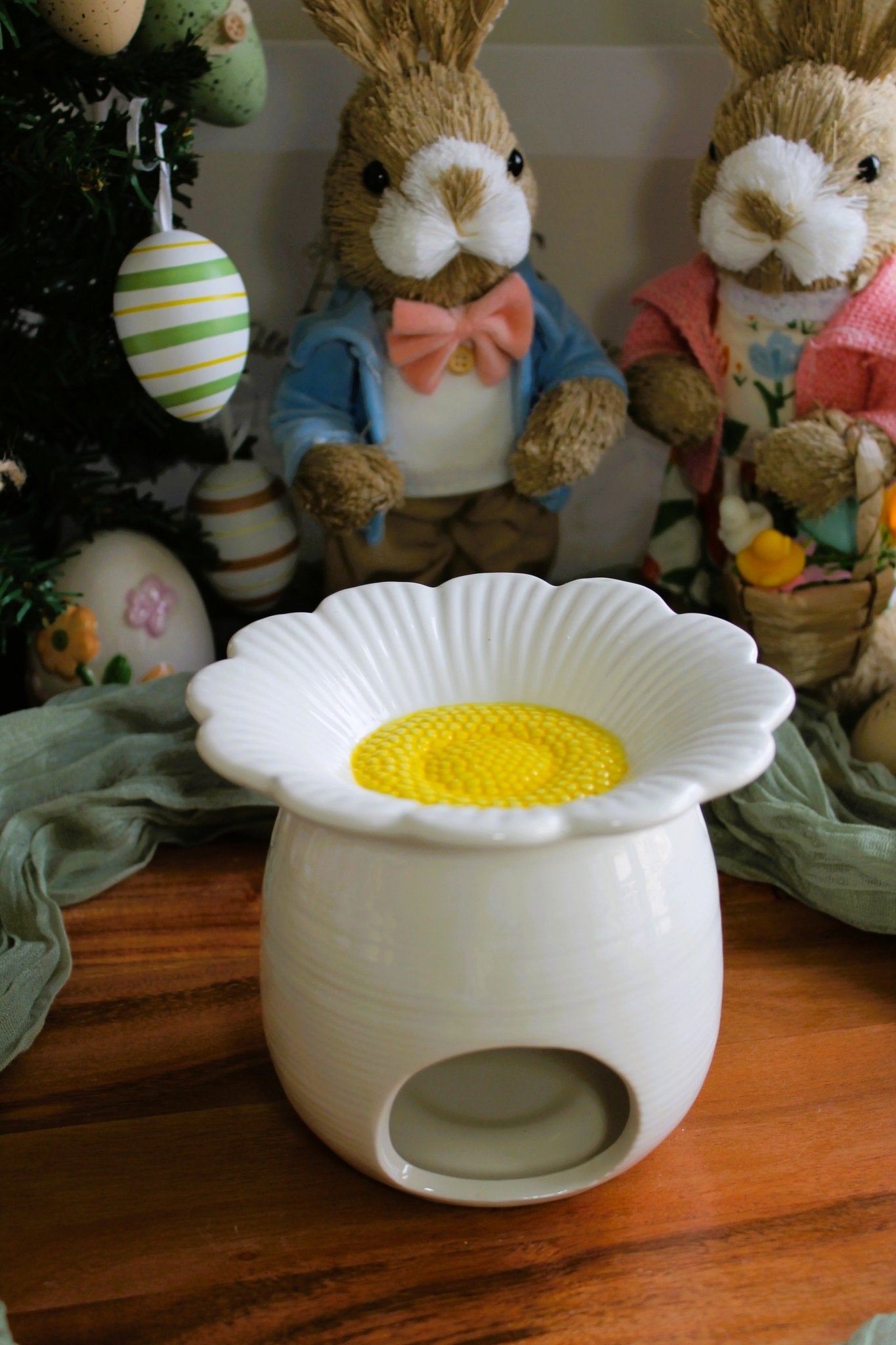 Brûle - parfum en céramique – Design Fleur MARGUERITE - L'Atelier Douceurs & Senteurs