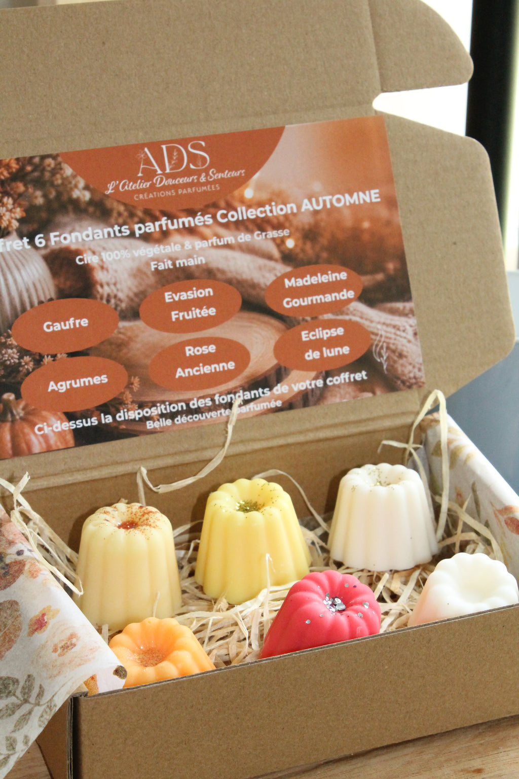 Coffret découverte Automne 2026 – 6 fondants parfumés