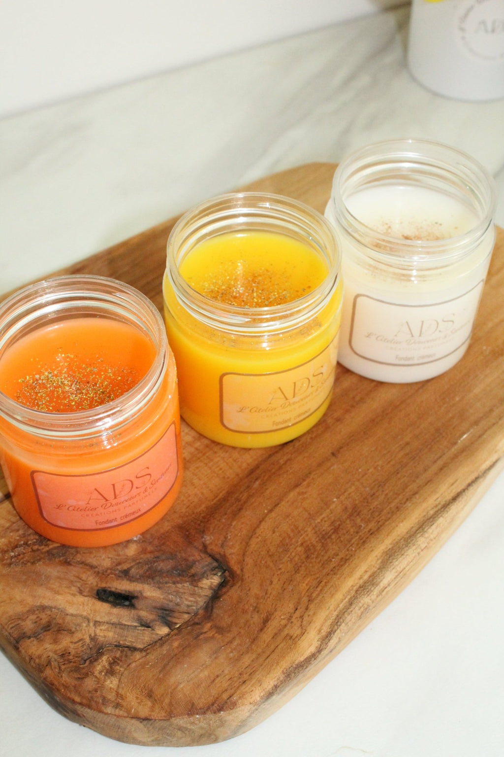 Fondant crémeux parfumé – collection ETE Cire végétale & parfum de Grasse - L'Atelier Douceurs & Senteurs