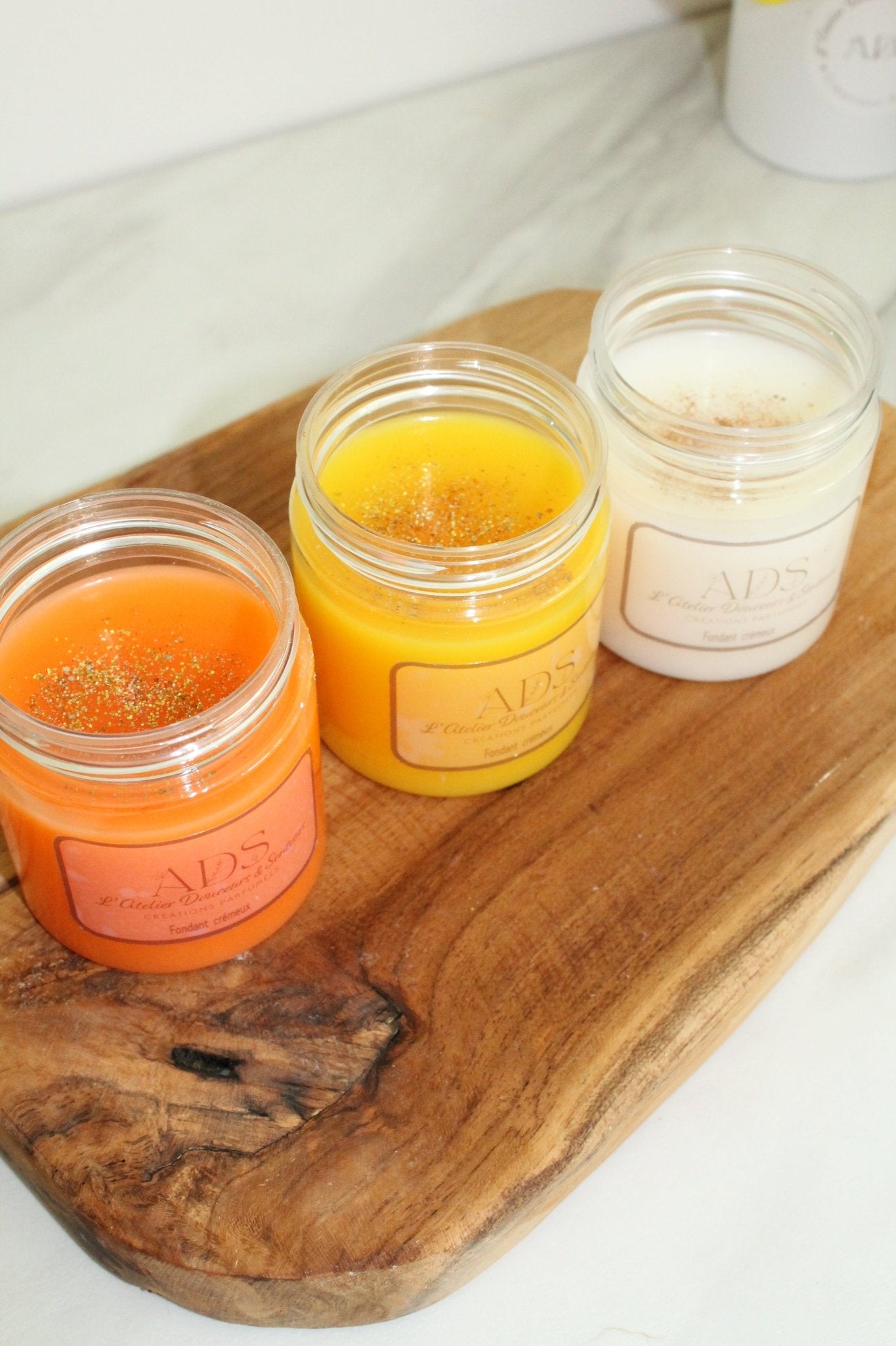 Fondant crémeux parfumé – collection ETE Cire végétale & parfum de Grasse - L'Atelier Douceurs & Senteurs