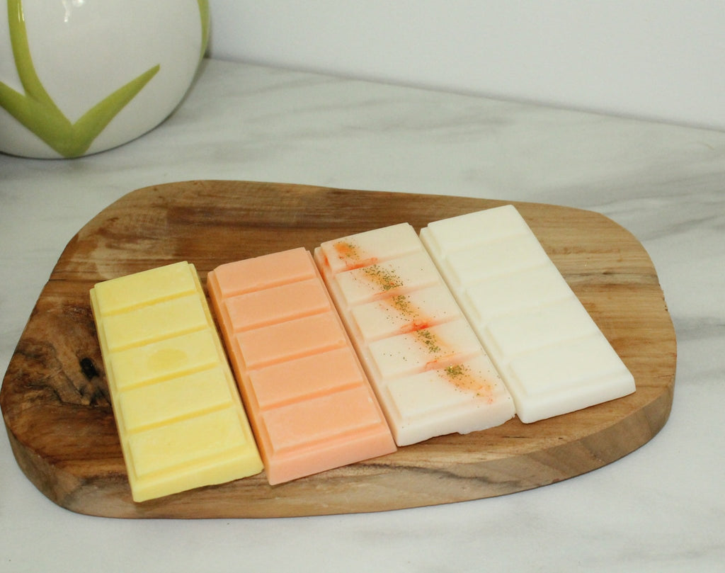 Fondant parfumé tablette – Cire végétale & parfums de Grasse Collection ETE - L'Atelier Douceurs & Senteurs