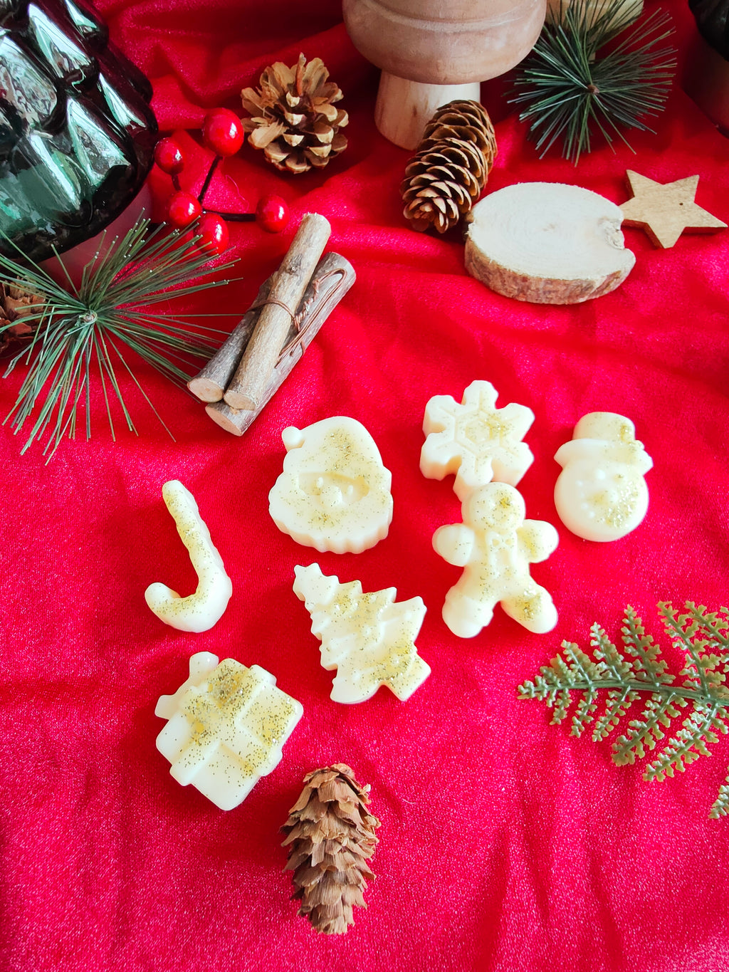 Coffret fondant de Noël– 70g  de fondants parfumés - cire végétale