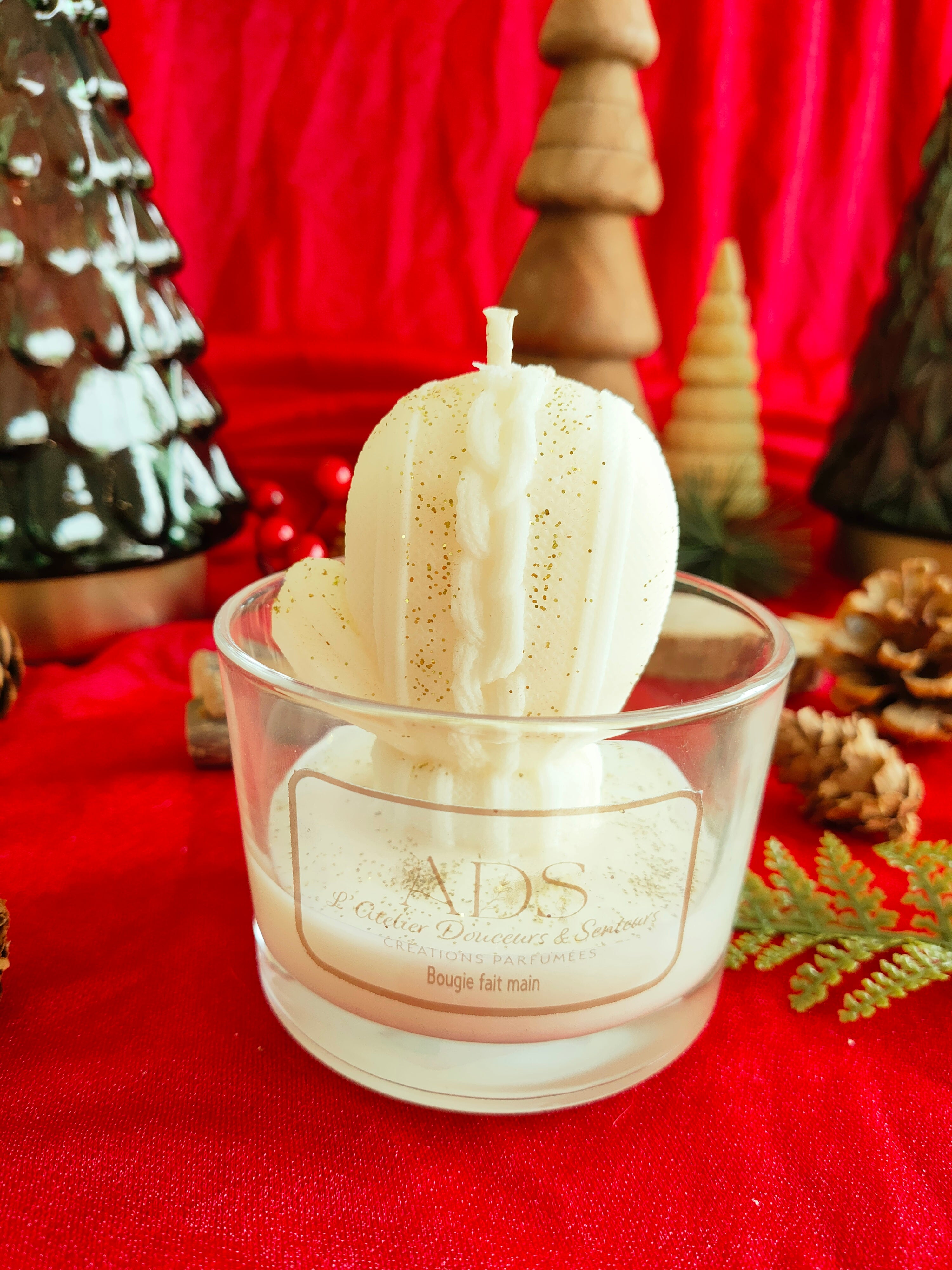 Bougie Moufle -Cire végétale parfumée