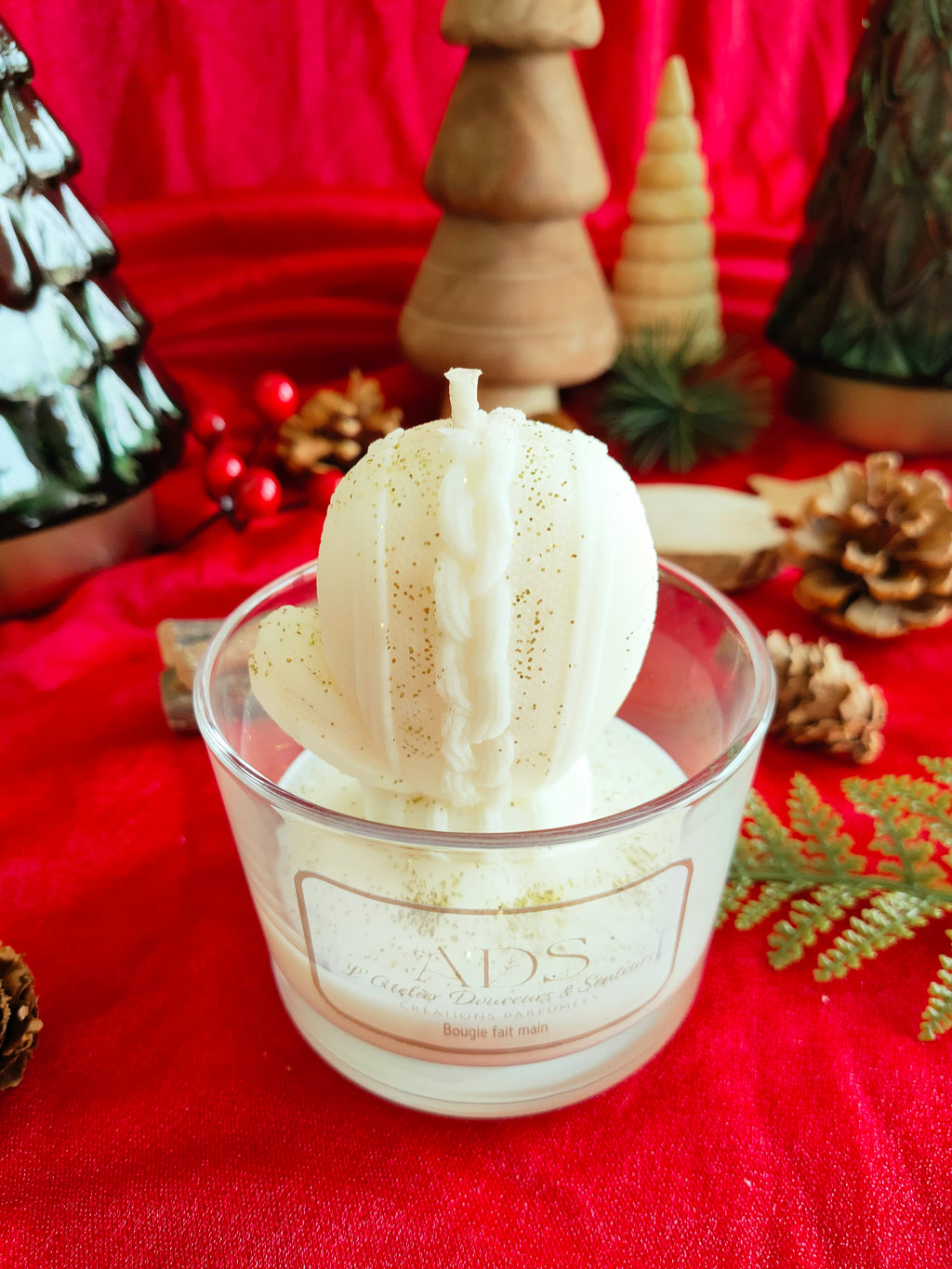 Bougie Moufle -Cire végétale parfumée