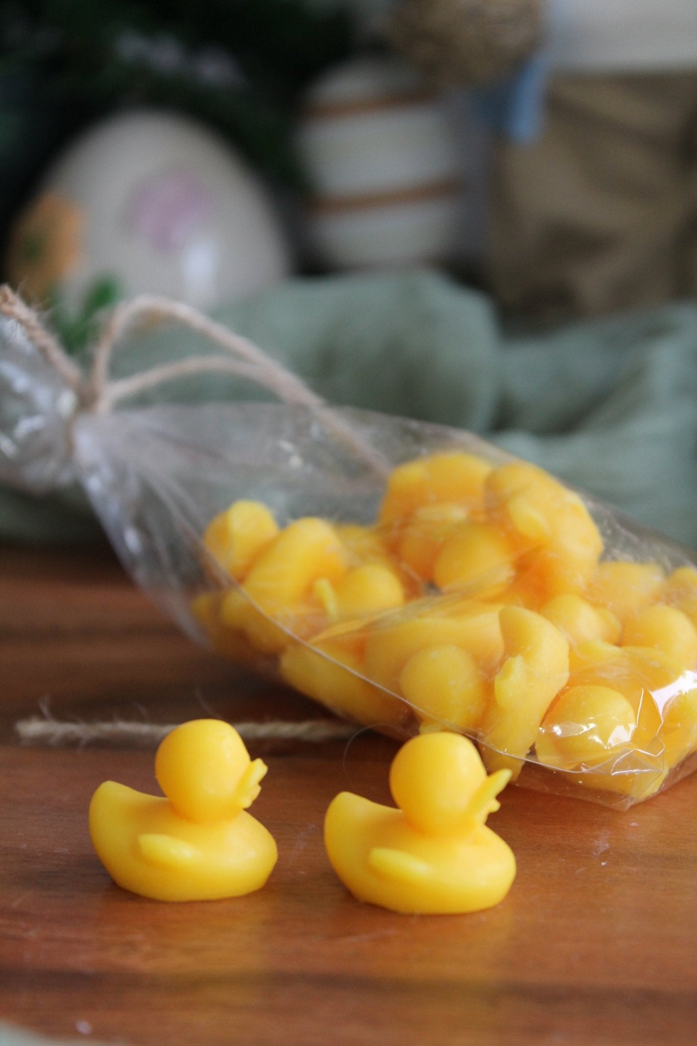 Sachet de Canards fondants parfumés ” – cire végétale & parfum de grasse - L'Atelier Douceurs & Senteurs