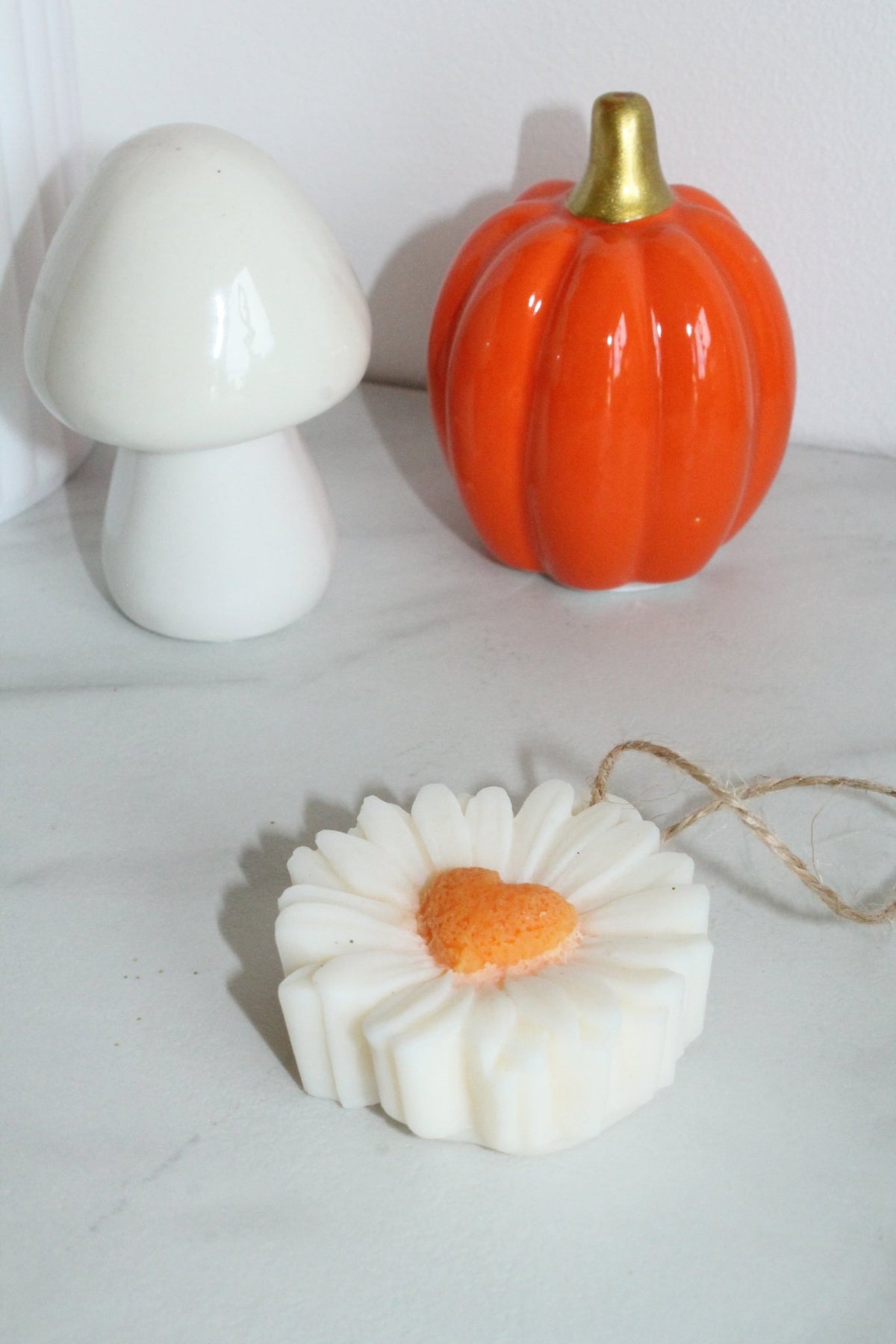 Suspension parfumée fleur cœur – Élégance naturelle & parfum de Grasse AUTOMNE - L'Atelier Douceurs & Senteurs