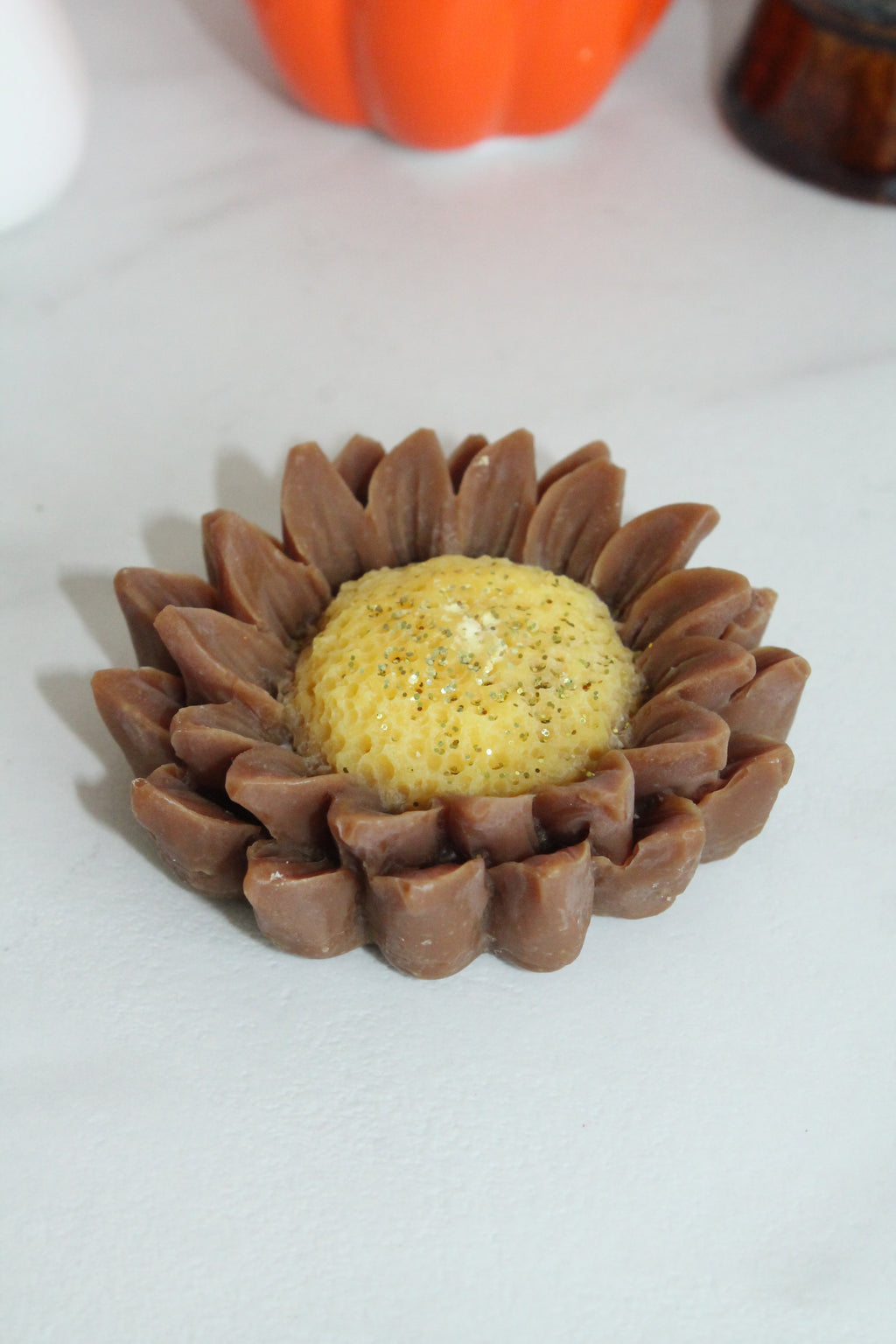 Fondant Tournesol AUTOMNE parfumé – cire végétale & parfum de grasse